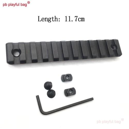 PB Playful Bag Outdoor Sports CS Game Equipment Gel Ball Gun M-Lok 11 Slot 20mm Upgrade Material Guideway Toy Accessories OG41