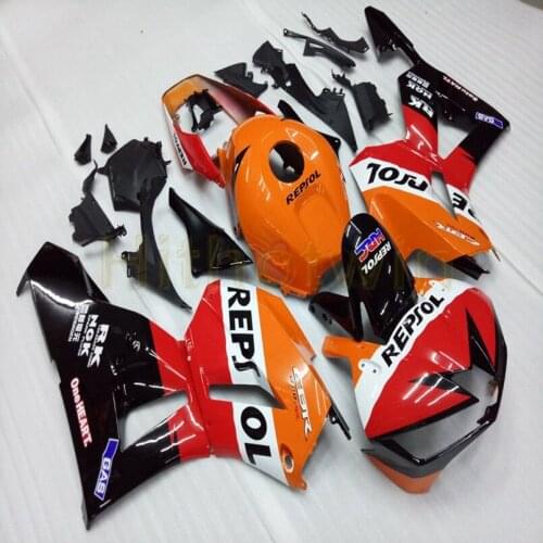 Custom motorcycle cowl for CBR600RR F5 2013 2014 2015 2016+Botls+Injection mold orange ABS Plastic Fairing M2