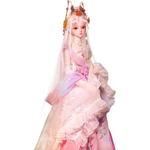 Chinese Style Three Kingdoms Beauty Big Qiao Xiaoqiao 60cm Ancient Style Girls Birthday Gift Surprise for a Girlfriend