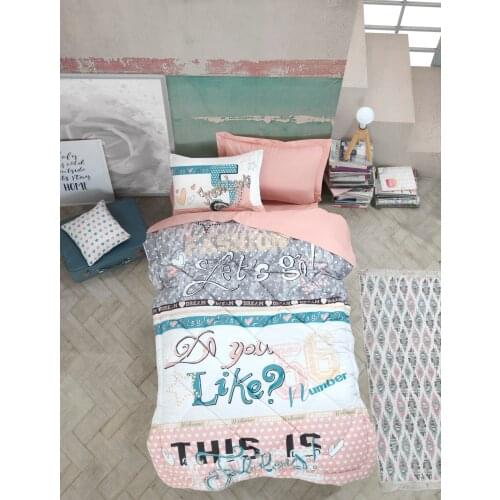 Cotton Box Single Bedding Set, Bedding Set, Teen Room Decor, Quilt, Bed Sheets, Pillow Cases are produced in Turkey Fashion