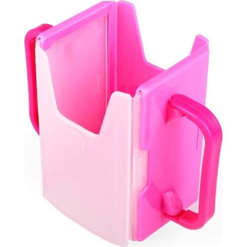 Juice Milk Drinking Box Holder Adjustable Spill-proof Drink Cup Mug with Handle Baby Toddler Supplies