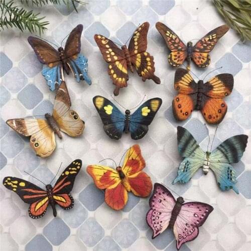 Creative magnet refrigerator stickers export three-dimensional butterfly resin magnet magnet decorative magnetic stickers
