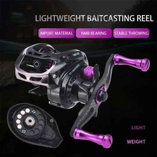 Metal Fishing Reel With Light Spool Low Profile Reel Fishing Lure Tool For Sea Rod Right-handed type fishing in various scenes