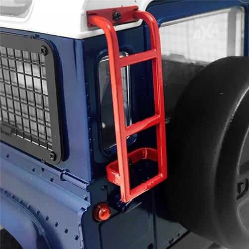 Metal Rear Ladder Tail Stepladder Kit for RC4WD 1:18 D90 RC Car Shell Accessories