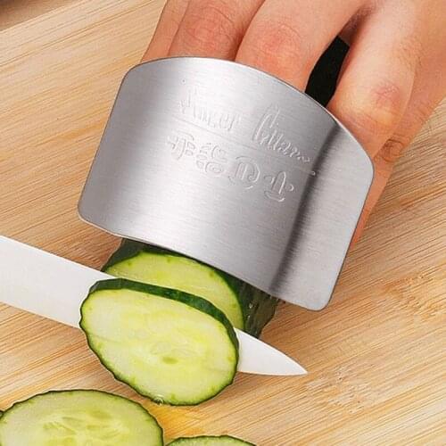 Stainless Steel Multi-use Cutting Finger Hand Protector Kitchenware Finger Guards for Cutting Kitchen Knife Cooking