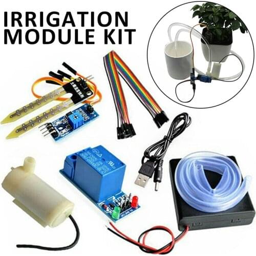 Automatic Irrigation Module DIY Set Dirt Moisture Detection Automatically Water Pumping Garden Flower Vegetable Irrigation Tools