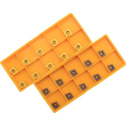 10pcs CCMT060204 VP15TF/UE6020 carbide inserts Internal Turning tool CCMT060204 face endmills Lathe Tools Milling cutter CNCtool