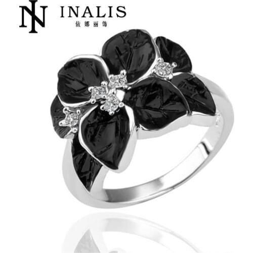 R122-8 WholesaleHigh QualityNickle Free AntiallergicNew Fashion Jewelry 18KGP Gold Color Ring For Women Free Shipping