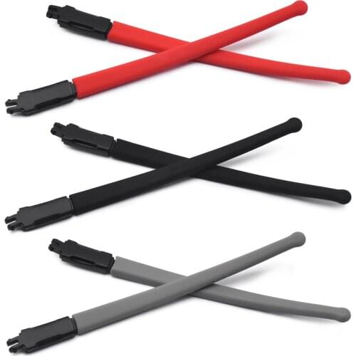 HKUCO Red/Black/Grey Rubber Replacement Black Frame Legs For Marshal MNP OX8091 Glasses frame