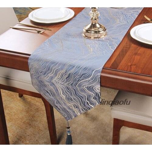 Modern minimalist light luxury table runner, dining table, coffee table, TV cabinet, table runner, bed towel