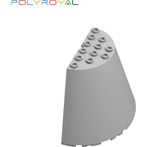 Building Blocks Technicalalal DIY 5x10x6 half cone wall 1 PCS Parts MOC Educational toy for children 29096