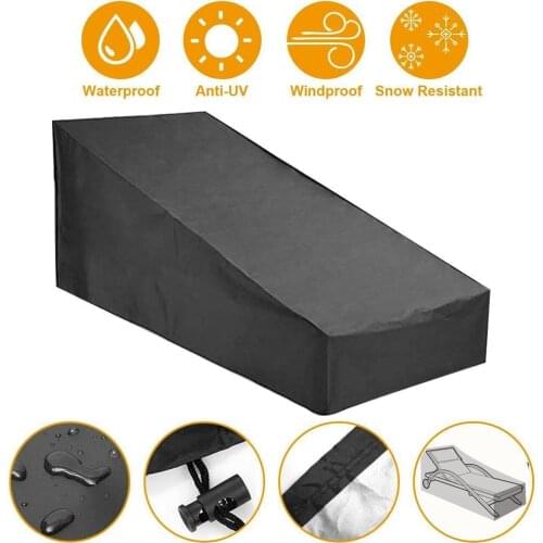 Outdoor Patio Sunbed Lounger Furniture Dust Cover Waterproof Seat Protector Cover Pillow Umbona Jardin Swing Cushion Weathe