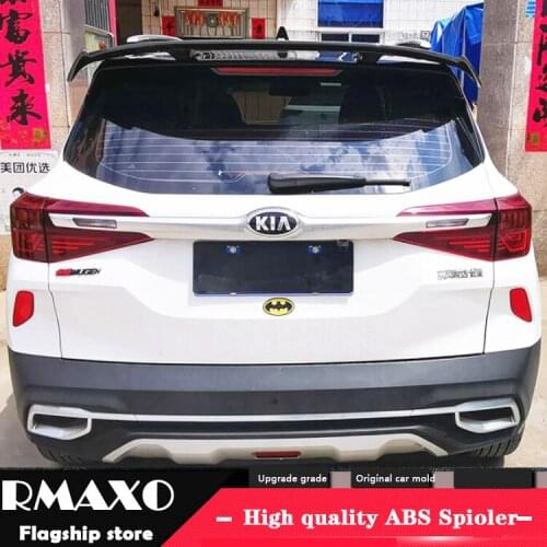 For Kia KX3 hatchback Universal TF Spoiler 2006-2018 KX5 Spoiler ABS plastic Material Car Rear Wing Color Rear Spoiler