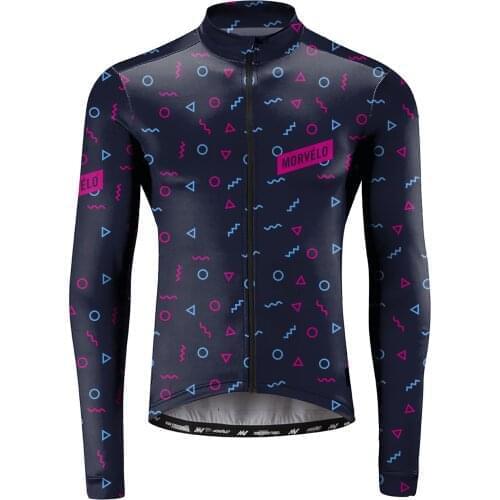WINTER FLEECE THERMAL 2021 MORVELO N1 ONLY LONG SLEEVE CYCLING JERSEY CYCLING WEAR ROPA CICLISMO