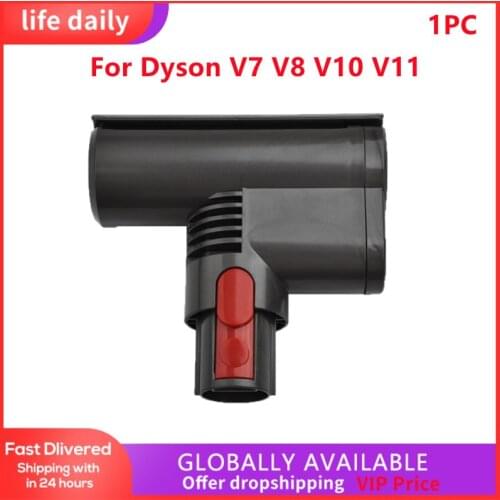 1*Mini Electric Brush Turbine Nozzle For Dyson 967479-04 Electric Brush Turbine Nozzle For All V7 V8 V10 V11 Models For Home