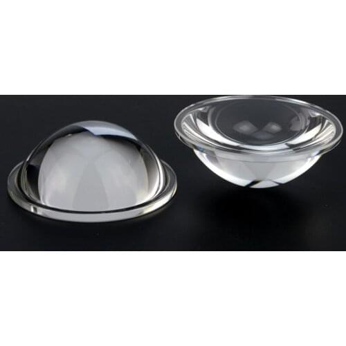 1PC 64 65 66 69mm Plano Convex Lens Optical Glass DIY Condensing LED Car Focusing Flashlights Floodlights Flat-Convex Lens