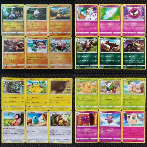 100PCS Pokemon Different Cards 25 50 75 100 No Repeat GX Flash Card EX Game Collection Cards Gifts for Children
