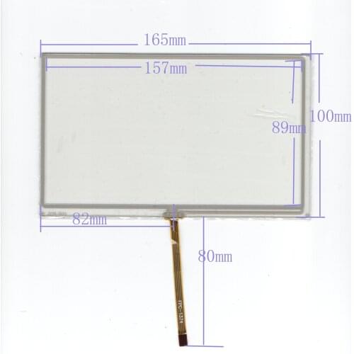 7-inch four-wire 165*100 resistive touch screen,compatible for DVD navigation touch screen and GPS touch screen