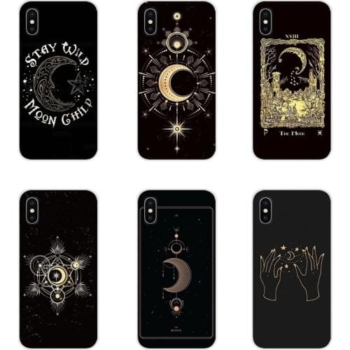 Accessories Phone Cases Covers Augur Moon Tarot Divine For Huawei Honor 4C 5C 6X 7 7A 7C 8 9 10 8C 8S 8X 9X 10I 20 Lite Pro