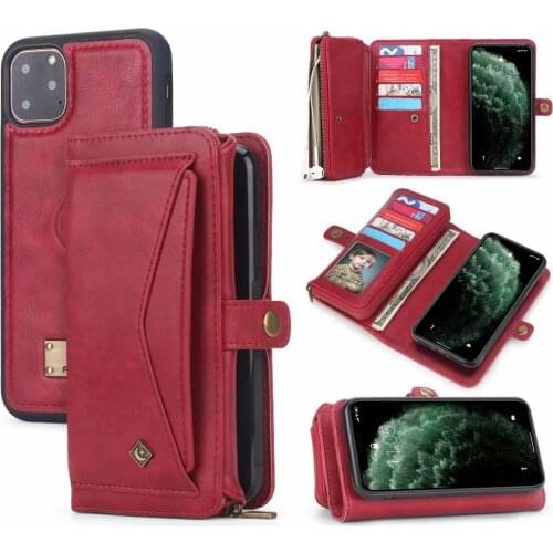 Business PU Leather Phone Shell For Apple iPhone Case 11 Pro MAX 6 6S 7 8 Plus X XR XS Max Card Holder Wallet clip Cover Fundas