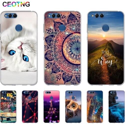 TPU Case For Huawei Honor 7X Case Soft Silicone Back Phone Cover For Huawei Honor 7 X BND-L21 BND-L22 BND-AL10 Cover Shells Bags