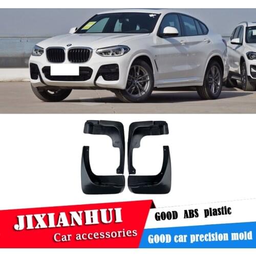 For BMW X4 2019-2020 Mudflaps Splash Guards Front With the color and rear Mud Flap Mudguards Fender Modified special