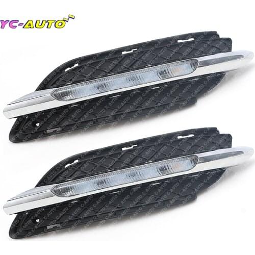 Car For Mercedes Benz W246 B class B180 B200 2011-2014 LED DRL Daytime Running light With Yellow Turn Signal Function