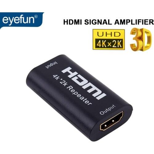 Eyefun HDMI signal amplifier signal repeater booster Mini 1080P 4K * 2K hdmi extension repeater 3D HDMI adapter signal booster