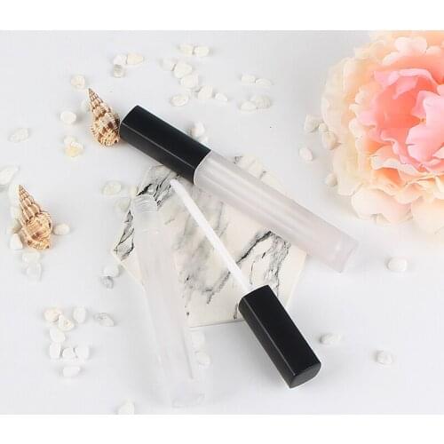 Frosted Empty DIY Lip Gloss Bottle 4ml Mini Sample Lipstick Tubes Cosmetic Cream Eyelashes Primer Containers 20pcs/lot Free Ship