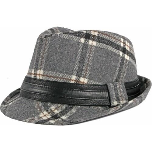 Fashion Wool felt hats Women Men Fedora Elegant Gentlemans top Hat Lady Autumn Winter Godfather Church Wide Brim Hat Jazz Caps