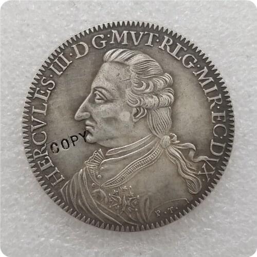 Commemorative coins Italian states 1796 1 Tallero, Levant - Ercole III d'Este copy coins-replica coins medal coins collectibles