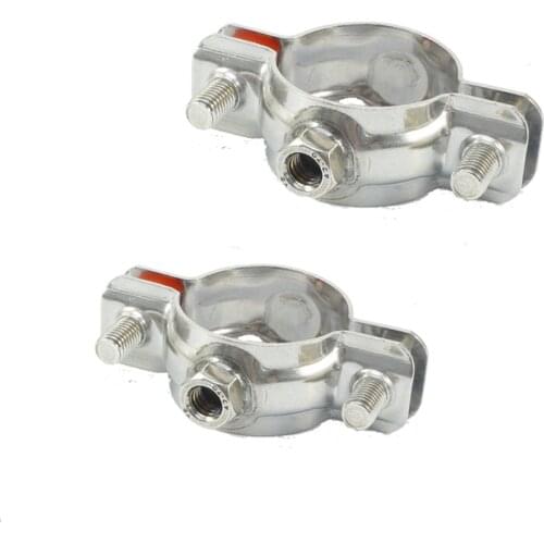M8x1.25mm Female Fit 19-108mm OD Tube 304 Stainless Steel Pipe Hanger Bracket Clamp Suppoert Clip Homebrew