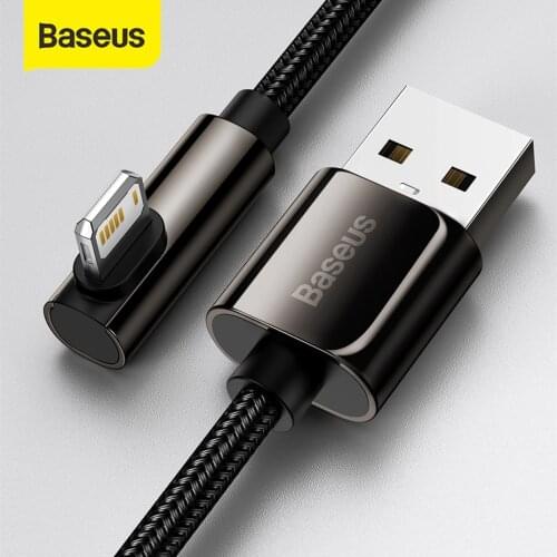 Baseus 2.4A USB Cable For iPhone 12 11 Pro Max X XR XS 8 7 6 6s iPad Fast Data Charging Charger USB Wire Cord Mobile Phone Cable