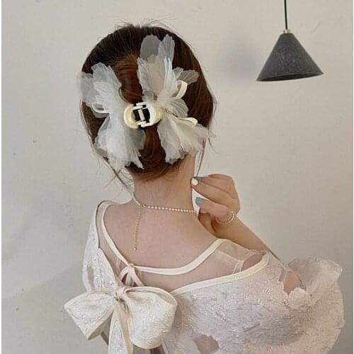 Princess Style Super Fairy Temperament Hairpin Brain Spoon Grasping Clip Female Summer New Shark Clip Girl Style Headdress