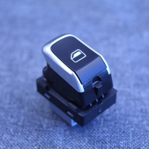 8KD959855A Chrome Car Window Galss Electric Control Switch Adjustment Button For A6 S6 A8 S8 RSQ3 RS6 RS7 A7 Q3