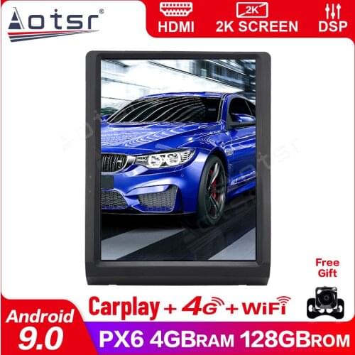 Android 9.0 128GB Tesla Vertical Screen Car Radio GPS For Toyota Land Cruiser LC76 Wireless Carplay DSP WIFI headunit stereo