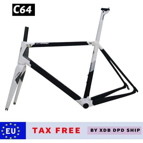 C64 Framest T1000 Road Frames Bicycle Frameset bb386 UD Carbon Frame Bicycle Frameset Made In Taiwan XDB DPD Ship