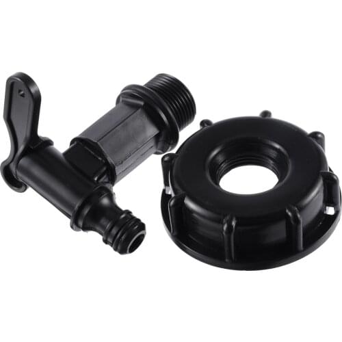 1000L IBC Barrel Valve Fittings Adapter 60mm To 15mm Garden Water Tank Valves Connectors Tank Hose Fittings Switch Accessories