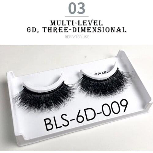 Cursavela 1pair 6D Silk Eyelashes Handmade Full Strip Lashes Natural Thick False Eyelash Makeup Silk Protein Fake Eyelashes