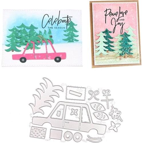 Julyarts Car Metal Cutting Dies Crafts Molds Scrapbook Carbon Steel Material Craft Creative Paper Card Stencil