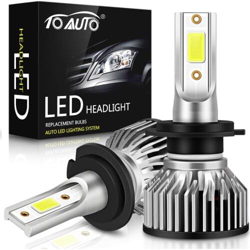 2pcs H1 H3 H4 H7 LED H8 H11 HB3 9005 HB4 9006 H27 880 881 LED Bulbs Mini Car Lights 10000LM 50W Auto Lamp 12V 24V