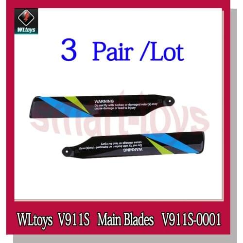 Wltoys V911S Blades / Main Blade / Propellers V911S.0001 for Wltoys V911S RC Helicopter Spare Parts