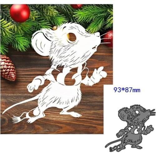 Metal cutting dies cut die mold Animal mouse decoration Scrapbook paper craft knife mould blade punch stencils dies