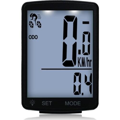 Multifunctional LCD Screen Bicycle Computer Wireless Bike Rainproof Speedometer Odometer Cycling 2.8inch Waterproof