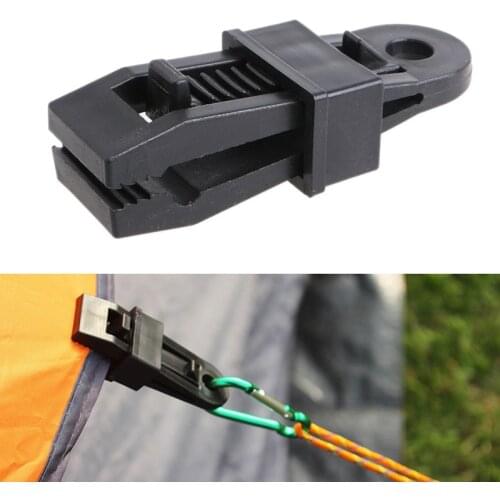 Tents Wind Rope Clamp Awnings Outdoor Camping Plastic Clip Tents Accessories