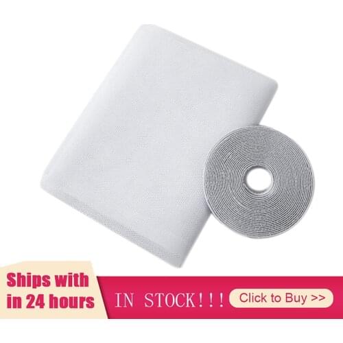 Inset 130x150cm Room Mosquito Anti Window Kitchen Insect Nets Door Indoor Bug Flying Mesh Protector Curtains Adhesive Screen