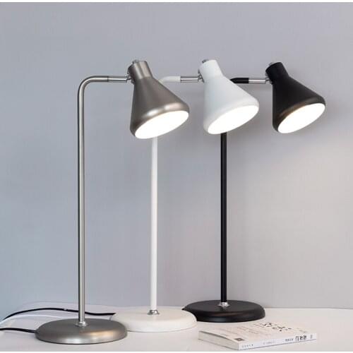 Modern Simple Table Lamp Led Iron Table Lamps For Living Room Bedroom Study Desk Decor Reading Light Nordic Home Bedside Lamp