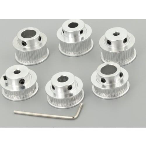 GKTOOLS GT2 Timing Pulley 2GT 40 Tooth Bore 5/6/6.35/8/10/12mm Synchronous Wheels Width 6/9/10mm Belt 3D Printer Parts