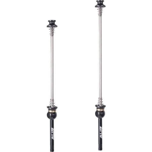1 Pair Mountain Bike Black Bicycle Wheel Hub Skewers Quick Release Road Bike Rod Alloy Quick Release Rod outdoor Bicycle Parts