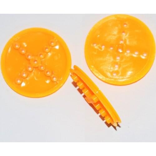 10/100pcs 42mm 2+TT hole pulley/model plastic wheel/Technology model parts/diy toy part/yuanmbm tamiya baby toys for chil